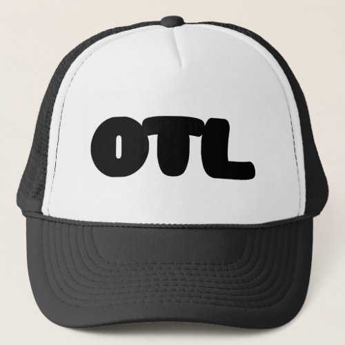OTL Emoticon  Korean Slang Trucker Hat