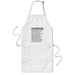 Otolaryngologist  long apron