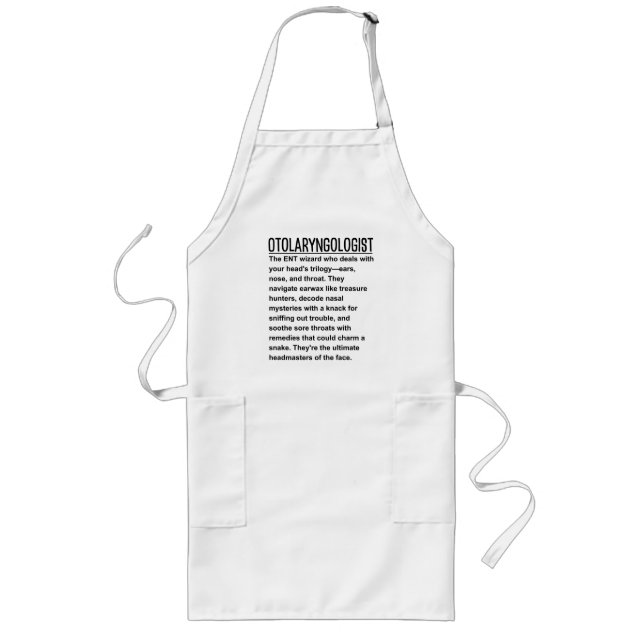 Otolaryngologist  long apron (Front)