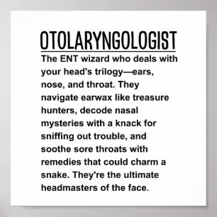 Otolaryngologist  poster