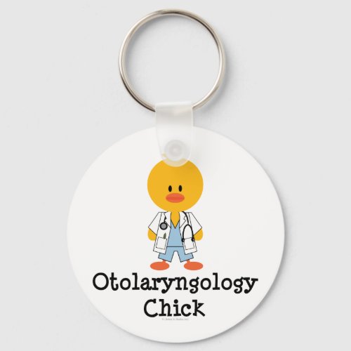 Otolaryngology Chick Keychain