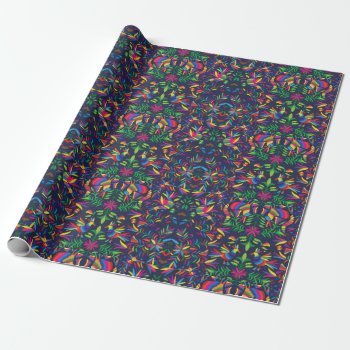 Otomi Colorful Wrapping Paper by Stormborn at Zazzle