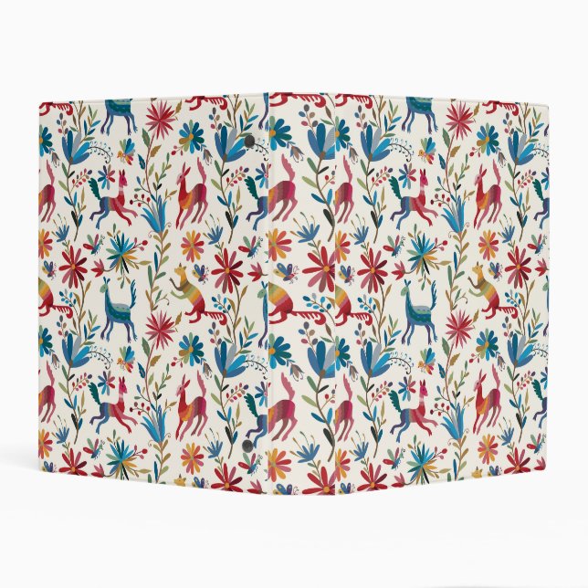Otomi Inspired Design Mini Binder (Background)