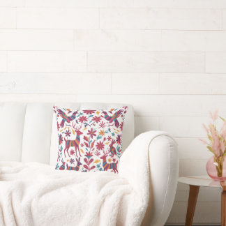 Otomi Mexican Decorative Throw Pillow 