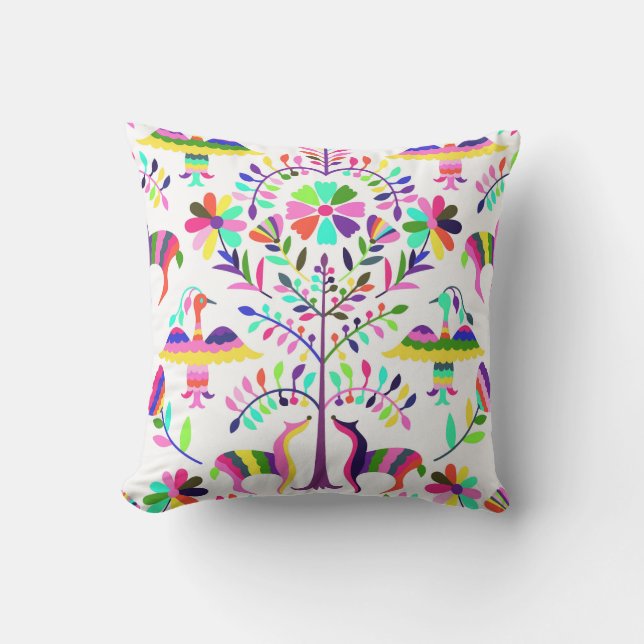 Otomi, Pastels 2 Throw Pillow (Front)