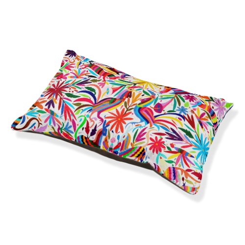 Otomi Print Dog Bed