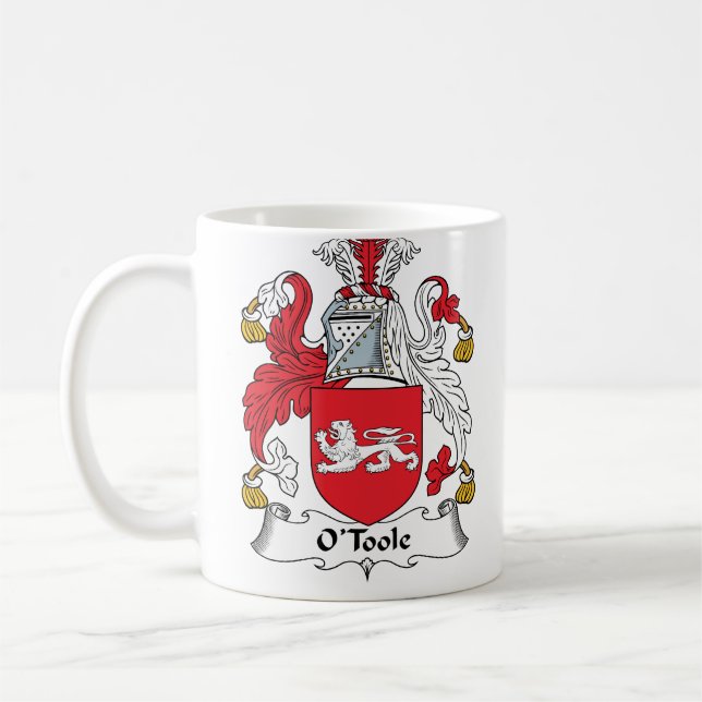O'Toole Family Crest Coffee Mug (Left)