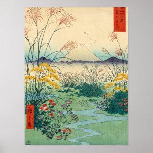 Otsuki in Kai Province, 1858 by Utagawa Hiroshige Poster
