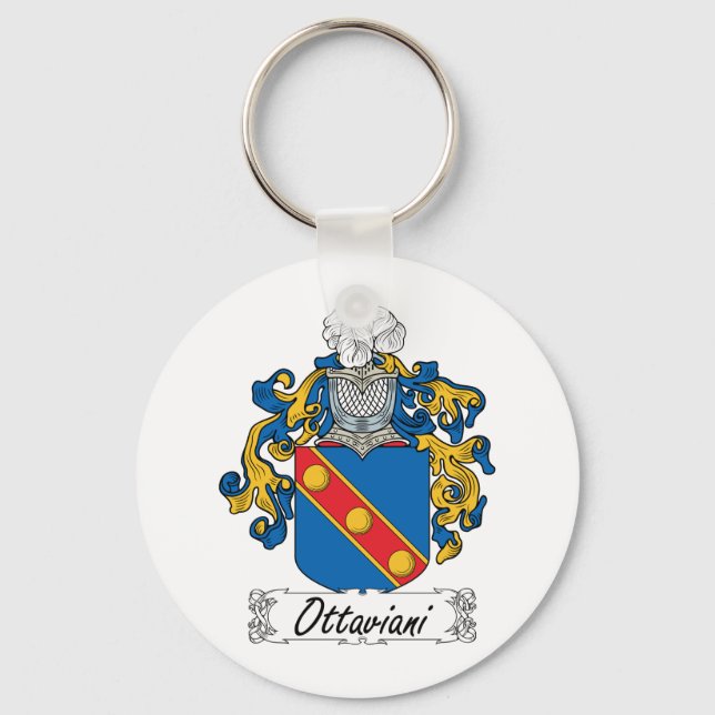 Ottaviani Family Crest Keychain (Front)