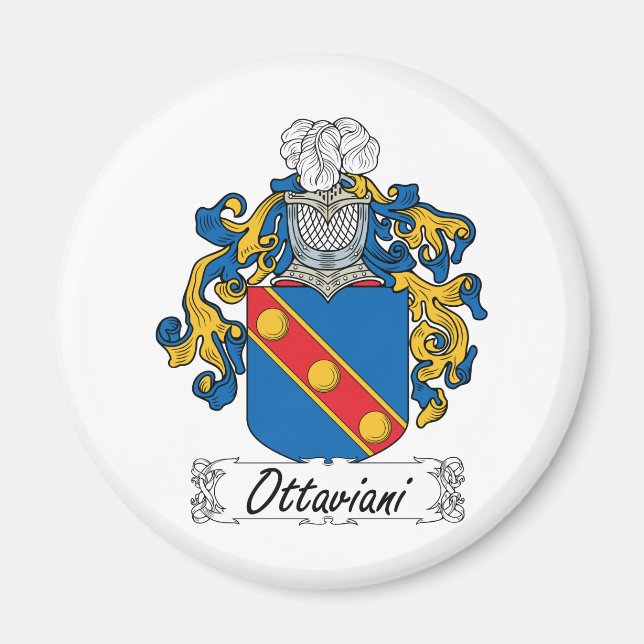 Ottaviani Family Crest Magnet (Front)