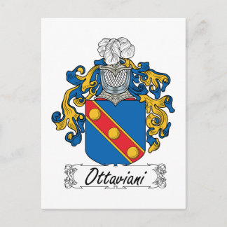 Ottaviani Family Crest Postcard