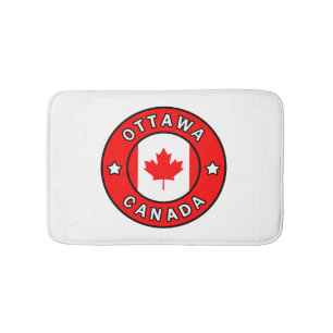 Ottawa Canada Bathroom Mat