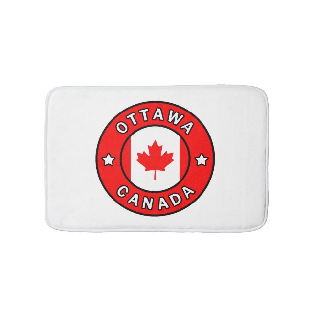 Ottawa Canada Bathroom Mat (Front)