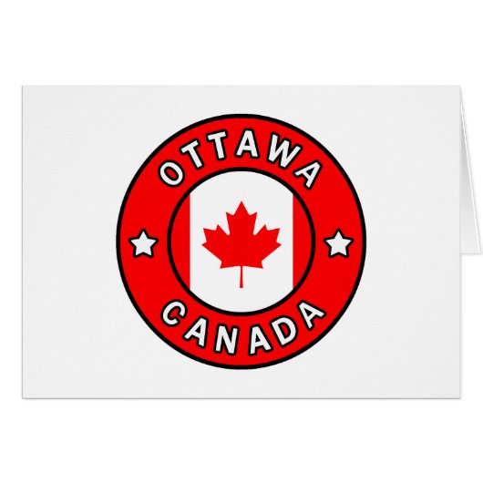 Ottawa Canada Cards (Front Horizontal)