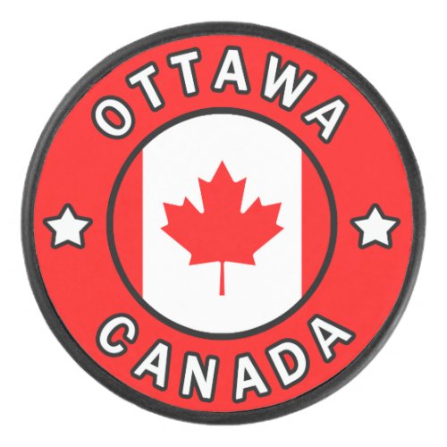Ottawa Canada Hockey Puck