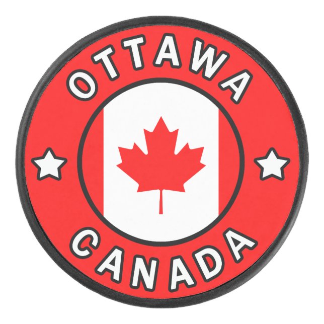 Ottawa Canada Hockey Puck (Front)