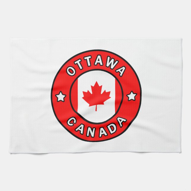 Ottawa Canada Kitchen Towel (Horizontal)