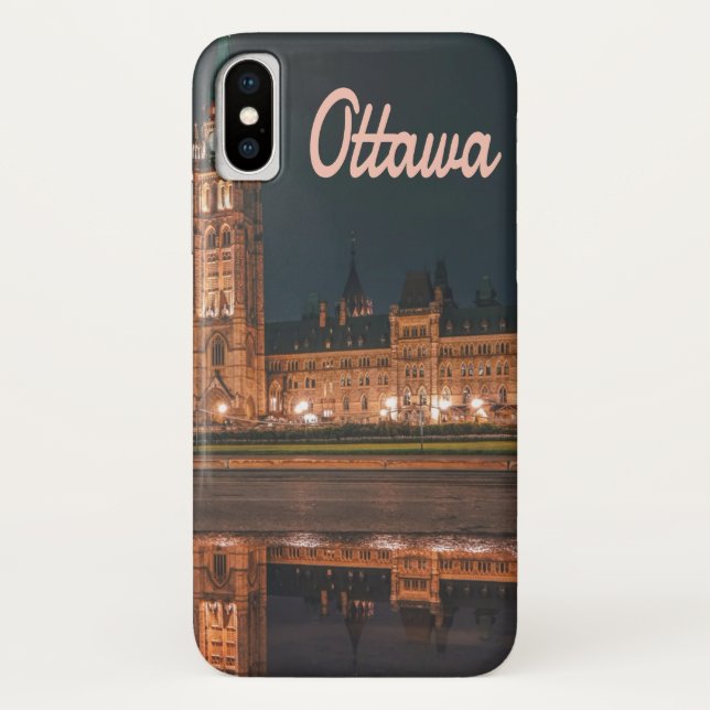 Ottawa Canada Ontario Parliament Hill Case-Mate iPhone Case (Back)