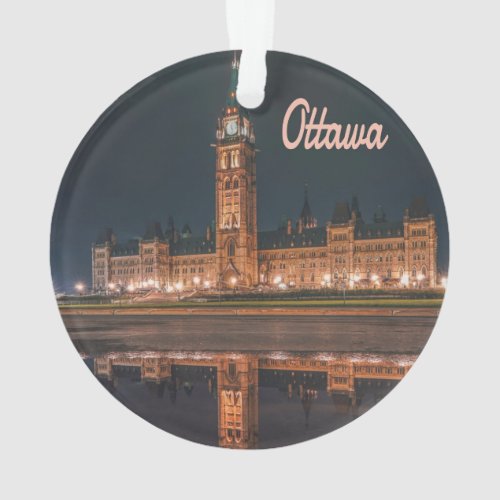Ottawa Canada Ontario Parliament Hill Ornament