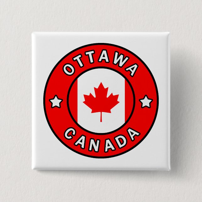 Ottawa Canada Pinback Button (Front)