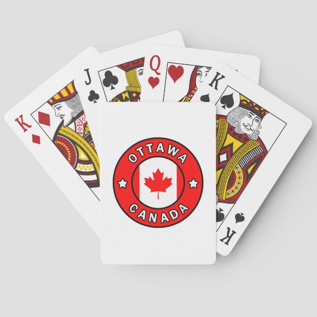 Ottawa Canada Poker Cards (Back)