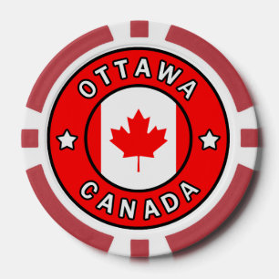 Ottawa Canada Poker Chips