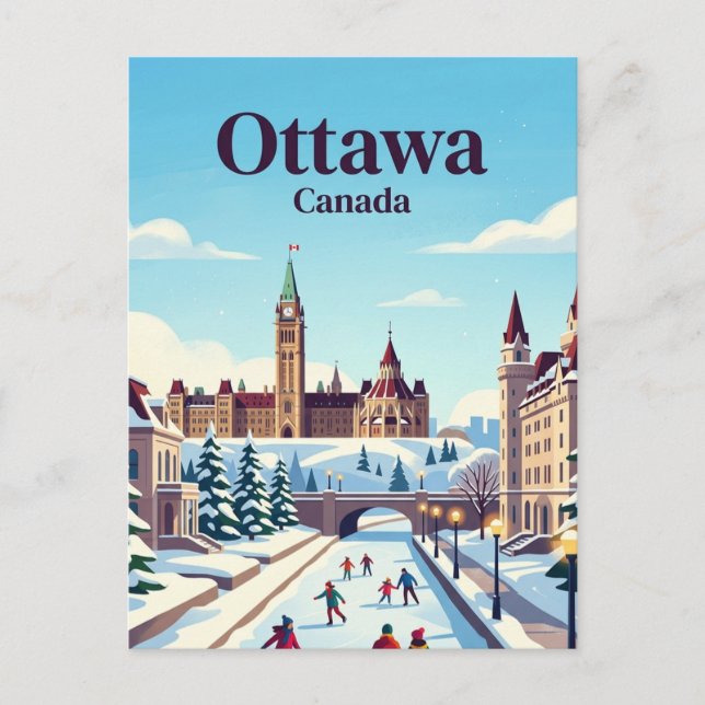 Ottawa, Canada Postcard (Front)