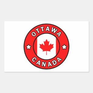 Ottawa Canada Rectangular Sticker