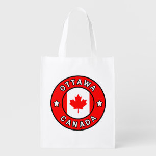 Ottawa Canada Reusable Grocery Bag