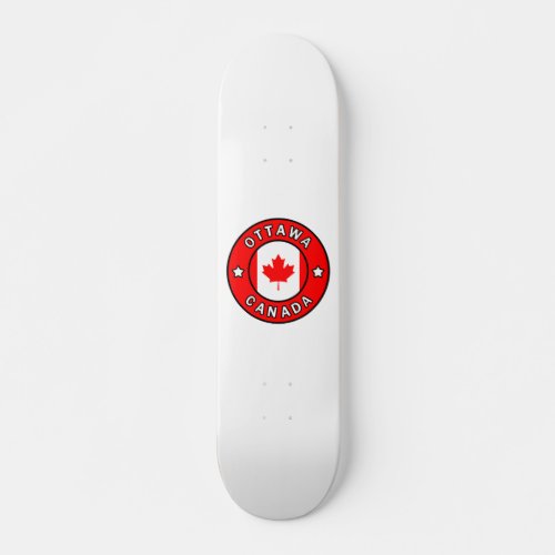 Ottawa Canada Skateboard Deck