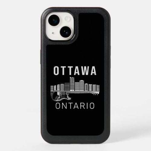 Ottawa Canada Souvenir Guitar Music Ontario Ottawa OtterBox iPhone 14 Case