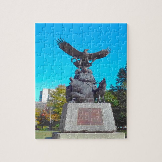 Ottawa Canada Veterans Memorial Jigsaw Puzzle (Vertical)