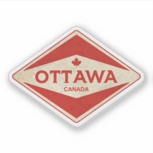 Ottawa Canada Vintage Sticker