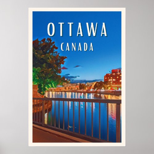 Ottawa  Capitale dynamique du Canada  Poster