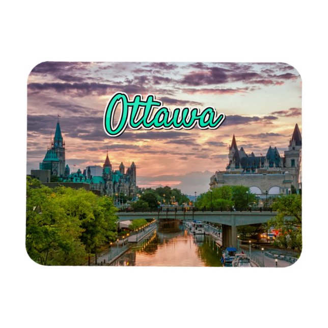 Ottawa clouds scenery magnet (Horizontal)