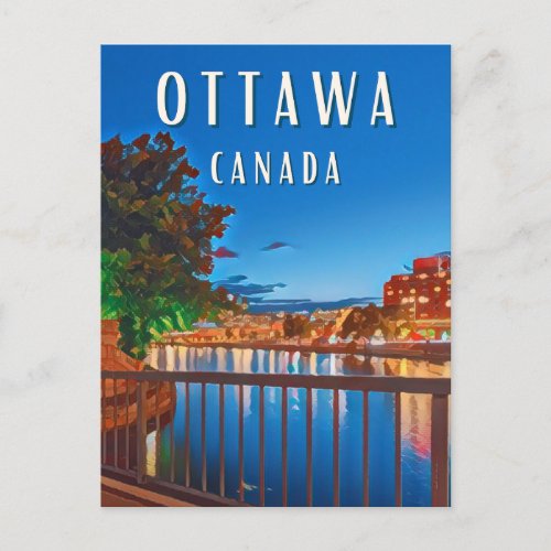 Ottawa Dynamic Capital of Canada Postcard