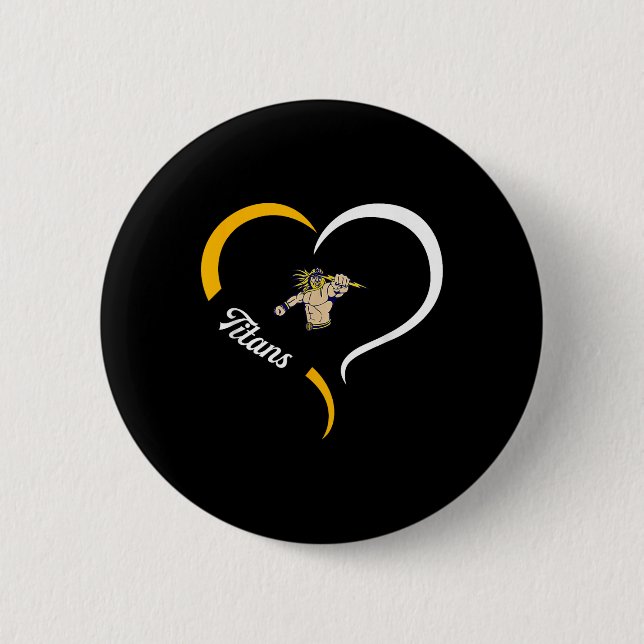 Ottawa-glandorf Titans Logo Half Heart Slogan Hs  Button (Front)