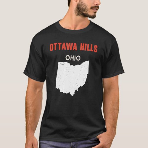 Ottawa Hills Ohio USA State America Travel Ohioan T_Shirt