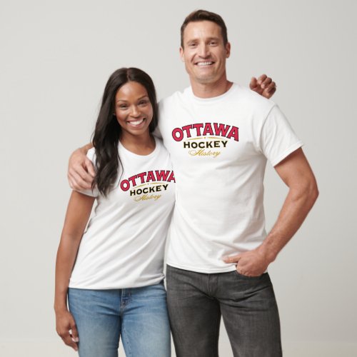 Ottawa Hockey History Long Sleeve T_Shirt