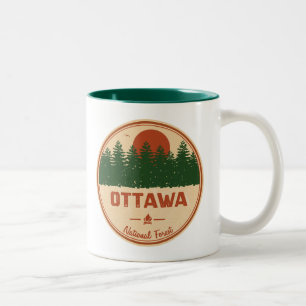 Ottawa National Forest Two-Tone Coffee Mug