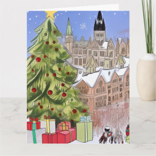 Ottawa Ontario at Christmas Card