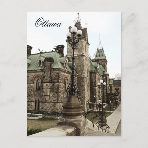 Ottawa Parliament Hill Postcard
