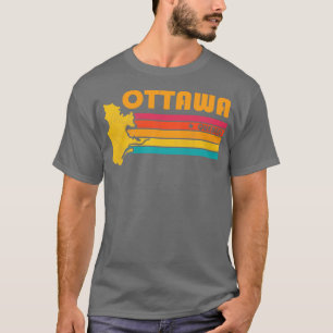Ottawa Quebec Canada Vintage Distressed Souvenir T-Shirt