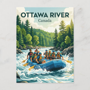 Ottawa River Whitewater Rafting Section (Foresters Postcard