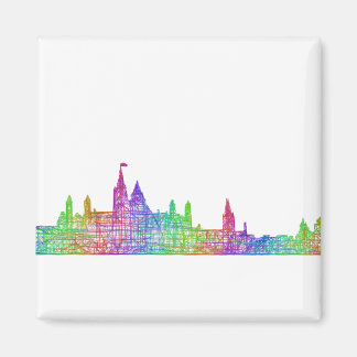 Ottawa skyline magnet