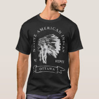 Ottawa Tribe Native American Indian Pride Darker T-Shirt