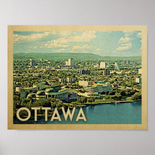 Ottawa Vintage Travel Poster