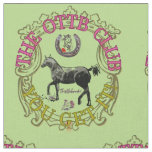 OTTB CLUB CREST ,MINT  PINK FABRIC