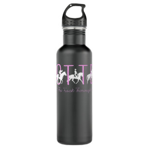 OTTB Off Track Thoroughbred Horse Equestrian Premi Stainless Steel Water Bottle