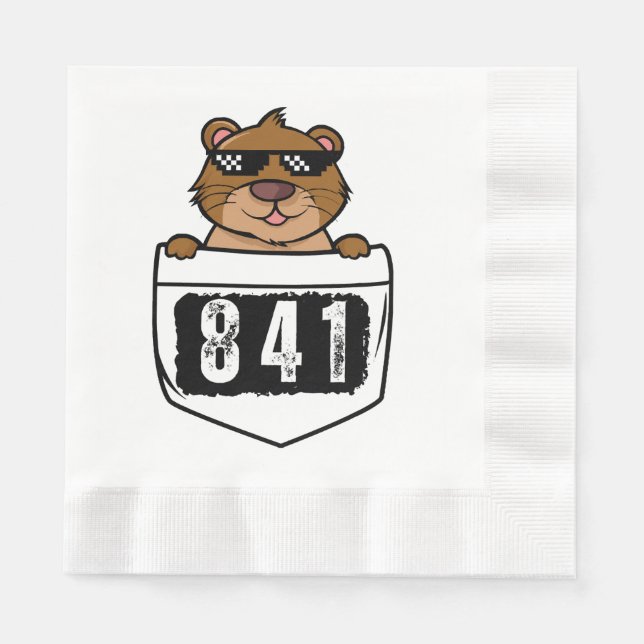 Otter 841  napkins (Front)